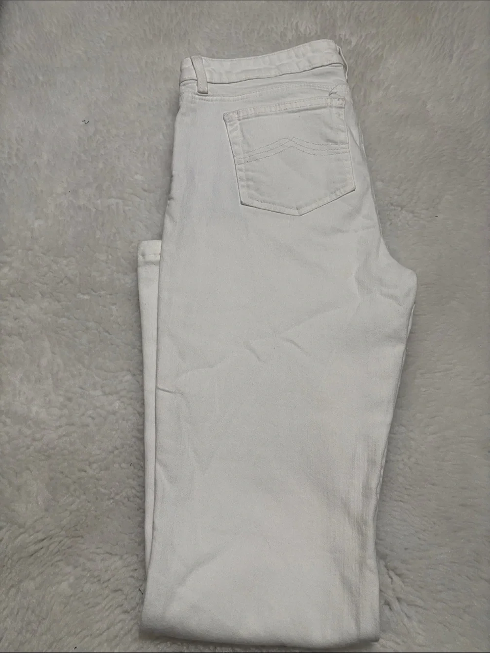 Michael Kors White Wide-Leg Flare Jeans